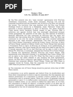 Esguerra, George Clarence T. Virata v. Wee G.R. No. 220926, 05 July 2017