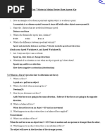 Unit 7 Motion Review Sheet Answers