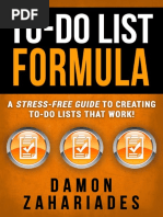 To Do List Formula