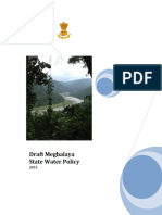 Meghalaya State Water Policy 0 PDF