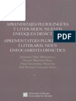 Aprendizajes Plurilingües y Literarios. Nuevos Enfoques Didácticos