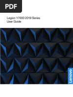 Legion Y7000 2019 Series User Guide