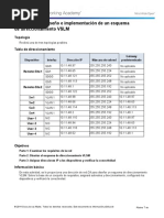 RESUELTO 9 2 1 5 Packet Tracer Designing and Implementing A VLSM Addressing Scheme Instruct