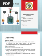 Experimento de Joule & Motores de Combustión