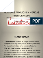 Primeros Auxilios en Heridas y Hemorragias