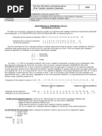 NÃ - MEROS GUIA 01 Primero Ciclo