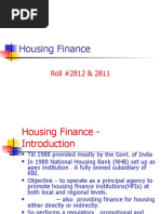 Housing Finance: Roll #2812 & 2811