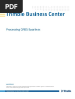 Processing GNSS Baselines