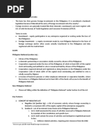 Foreign Investment Act of 1991 - : 1. Concept of Negative List