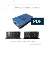 User Manual of 2 Generation Grid Tie Inverter With Limiter