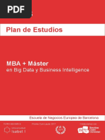 Temario Plan de Estudios - MBA & Master en Big Data