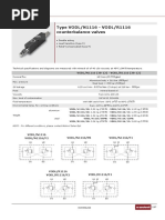 Type VODL/N1116 - VODL/R1116 Counterbalance Valves