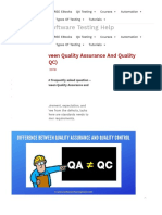 Difference Between Quality Assurance and Quality Control (QA Vs QC)