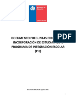 Preguntas Frecuentes Ingreso de Estudiantes Pie PDF