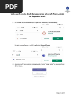 Canvas Microsoft Teams Estudiantes