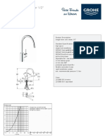 Ficha Tecnica Griferia de Cocina Concetto - 32663001 Grohe PDF