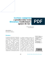 Lectura Comprensiva Literatura TIC: y Producción Textual: Tradicional Con Apoyo de Las