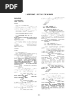 Skripsi Razief LAMPIRAN LISTING PROGRAM PDF