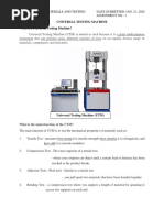 Universal Testing Machine PDF