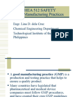 CHEA 512 SAFETY Good Manufacturing Practices