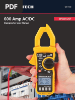 600 Amp AC/DC: Clampmeter User Manual Specialist