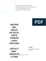 Inicios Del Siglo XX en El Arte Venezolano