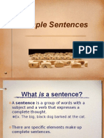 Simple Sentences