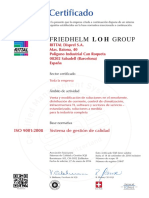 Rittal ISO 90012008 Certificado 5 3632