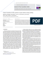 Cluster Formation of Silica Particles in Glass Batches During Melting PDF