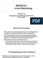 MKW3301 Services Marketing: Lecture 5a Designing and Managing Service Processes