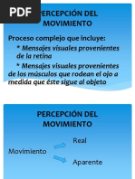 Percepcion Del Movimiento e Ilusiones Opticas