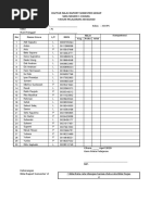 Format Nilai Raport Semester 6