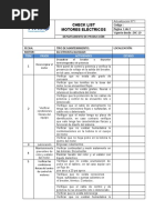 CHECK LIST de Motores