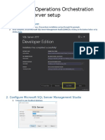 Micro Focus Operations Orchestration + MS SQL Server Setup