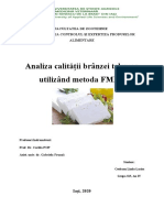 Analiza Calității Brânzei Telemea, Ceobanu Linda, CEPA315