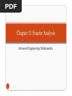 Chapter 11 Fourier Analysis New