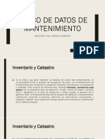 Banco de Datos de Mantenimiento Parte A