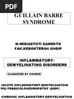 Guillain Barre Syndrome: M.Widiastuti Samekto Fak - Kedokteran Undip