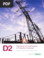 D2 Signalling and Intertripping in Protection Schemes