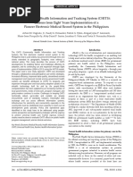 6852 Community Health Information and Tracking System Chits Lessons From Eight Years Implementation of A Pioneer Electronic Medical Record System in The Philippines PDF