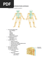 A. Skeletal System (Structure, Function, and Diseases)