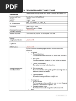 L&D Program Completion Report