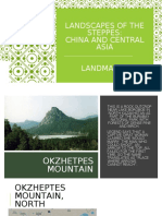 Landscapes of The Steppes: China and Central Asia Landmarks