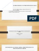 Measurement and Processing of Precipitation Data