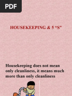 A Housekeeping and 5s