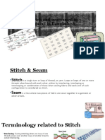 Assignment On Different Stitch and Seam Used in Knitwear Apparel