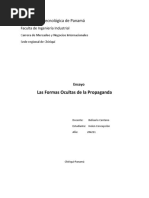 Ensayo-Las Formas Ocultas de La Propaganda - Helen Concepción