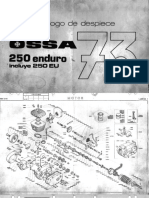 Ossa Enduro 250 E73 - Despiece