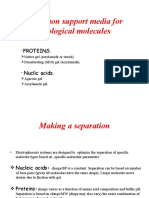 Common Support Media For Biological Molecules