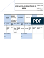 Programa de Auditoria